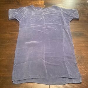 Natalie Busby Collection Cupro T- Dress Small Blue